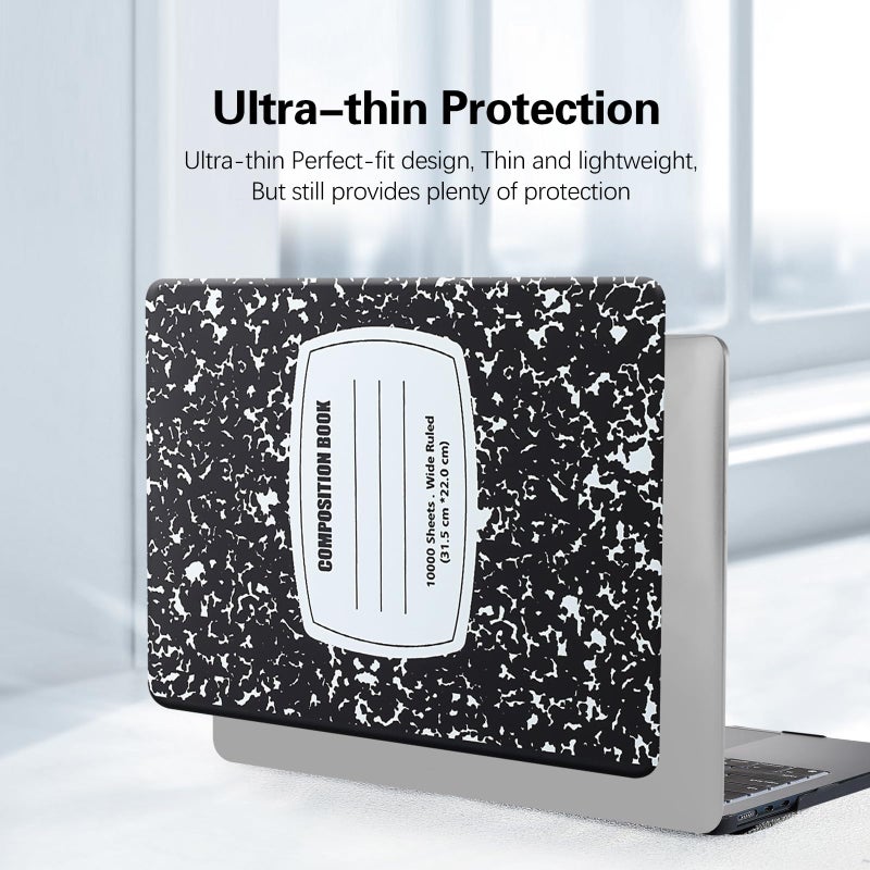 Funut Compatible with MacBook Air 13 inch Case 2022 2021 2020 2019 2018 Model A2337 M1 A2179 A1932 Plastic Hard Shell Case Protective Cover for MacBook Air 13 A2337 A2179 A1932 with Touch ID, Notebook - Image 4